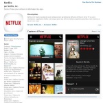 L'appli Netflix sur l'AppStore