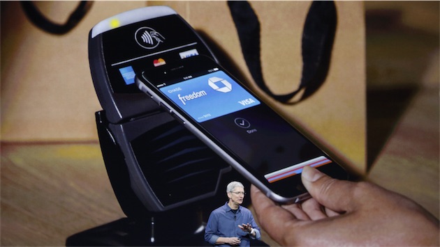 Apple Pay, lors de sa présentation, en septembre 2014